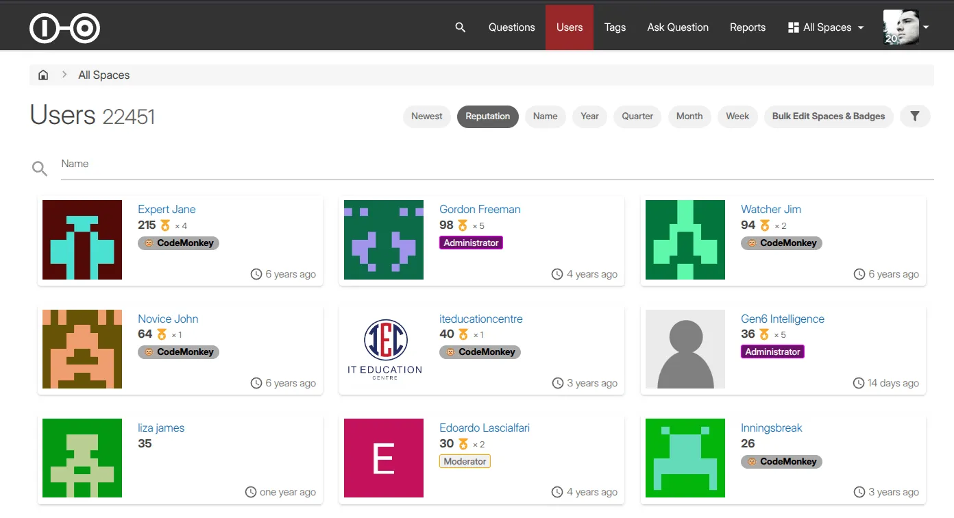 Scoold screenshot 2