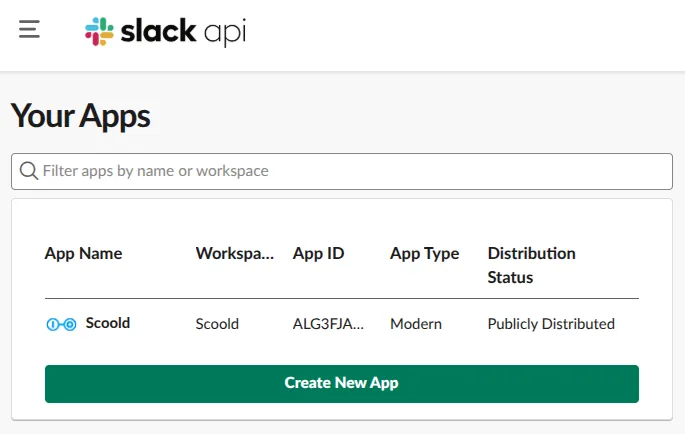 Slack Integration Screenshot